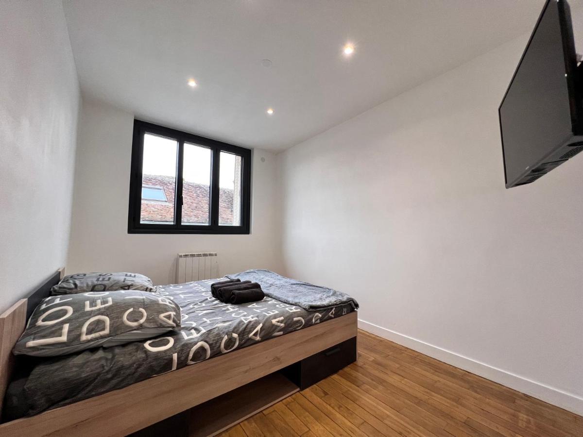 Sens - Appartement Proche Gare Et Centre Ville - Wifi Fibre - Check In Autonome - Bel Espace De Vie - Smart Tv מראה חיצוני תמונה